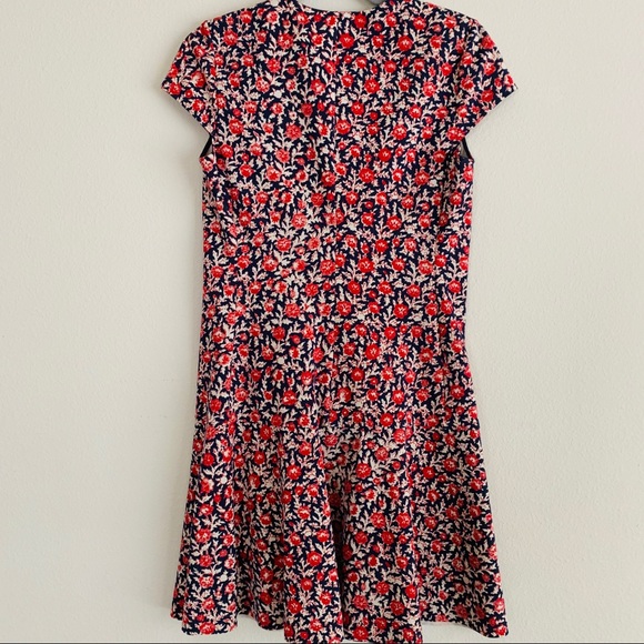Tory Burch Floral Fit and Flare Dress - Picture 6 of 6